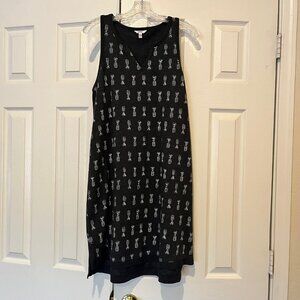 Sonoma Pineapple Tank/Shift Dress Large